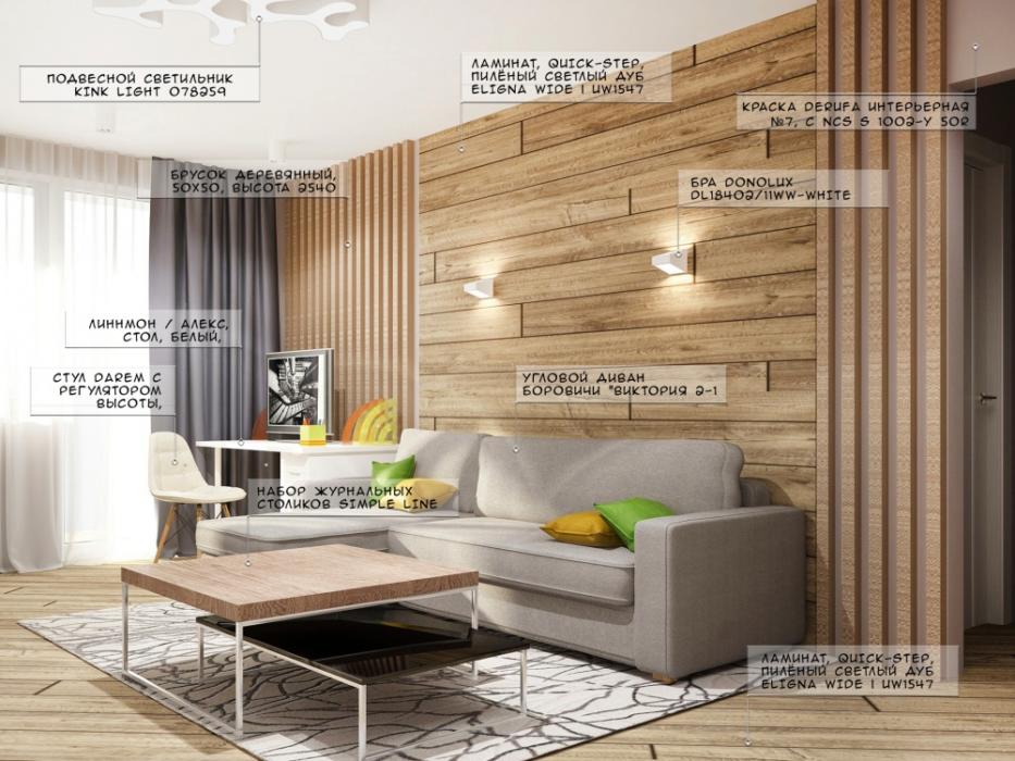 Подбор материалов и мебели для дизайна интерьера квартиры